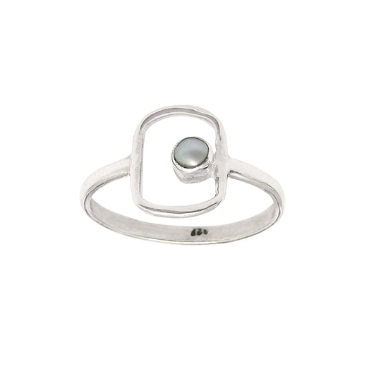 Pearl Ring 925 Sterling Silver Handmade Indian Jewelry
