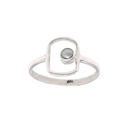 Pearl Ring 925 Sterling Silver Handmade Indian Jewelry