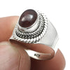 925 Sterling Silver Pink Tourmaline Gemstone Elegant Ring