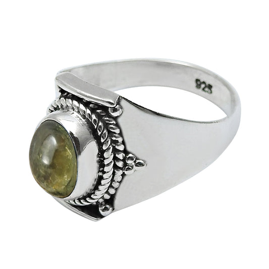 Tourmaline Gemstone 925 Sterling Silver Band Ring Jewelry