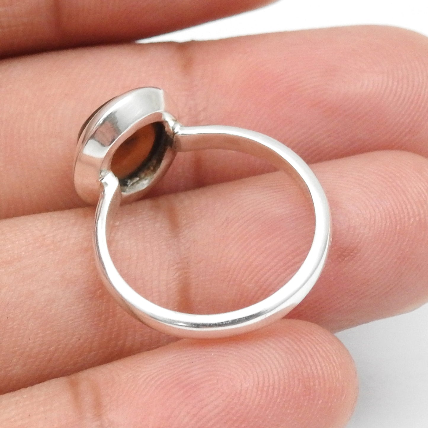 Black Opal Stone Sterling Silver Cocktail Christmas Gift Bezel Ring Jewelry