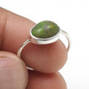 Natural Black Opal 925 Sterling Silver Ethnic Band Bezel Ring Jewelry