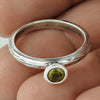 Natural Citrine Gemstone Cocktail Tribal Ring 925 Silver For Women P36