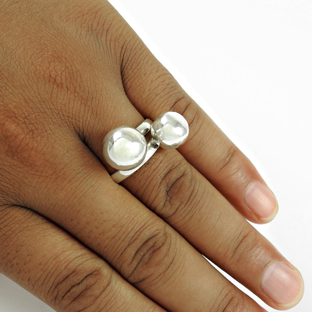 Solid 925 Sterling Silver Ring Simple Polished Band Unisex