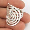 Handcrafted Vintage 925 Sterling Silver Ring Traditional Artisan