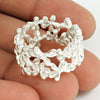 Vintage 925 Sterling Silver Ring Elegant Antique Jewelry Collection