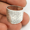 Vintage 925 Silver Handmade Ring Unique Artisan Jewelry Unisex