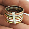 Authentic Vintage 925 Silver Handmade Ring Boho Style Band