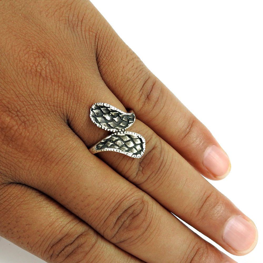 Handmade Vintage 925 Silver Ring Boho Style Retro Classic