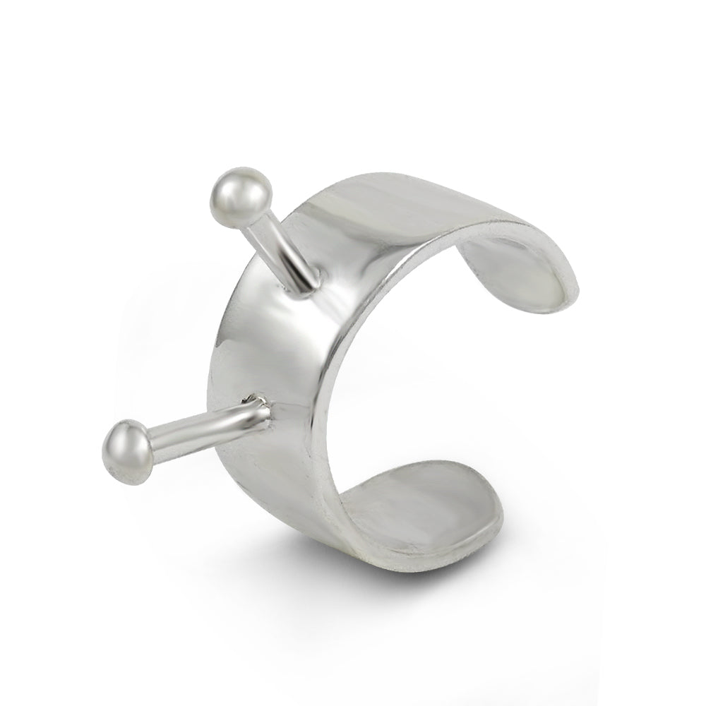 Handmade Indian Jewelry 925 Solid Sterling Silver Unique Cocktail Ring L16