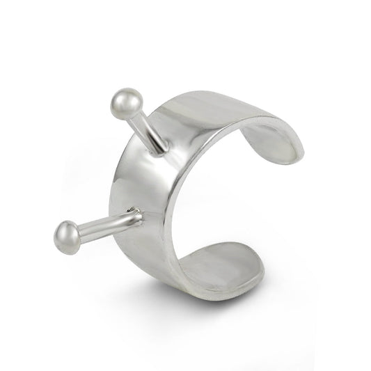 Handmade Indian Jewelry 925 Solid Sterling Silver Unique Cocktail Ring L16