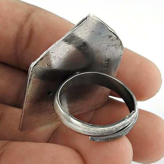 Band Religious Ring 925 Solid Sterling Silver Handmade Indian Jewelry