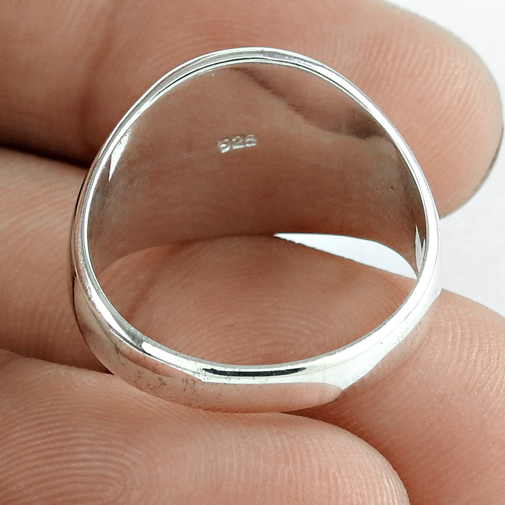 Gift For Her HANDMADE 925 Solid Sterling Silver Jewelry Elegant Ring W7
