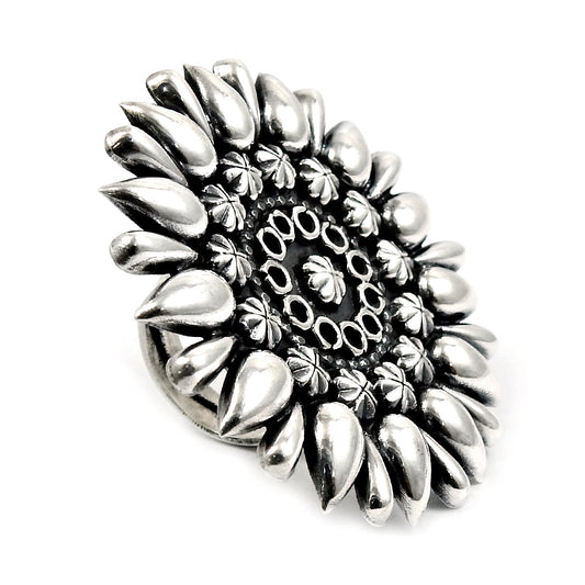 Statement Ring 925 Solid Sterling Silver Handmade Indian Jewelry Z3