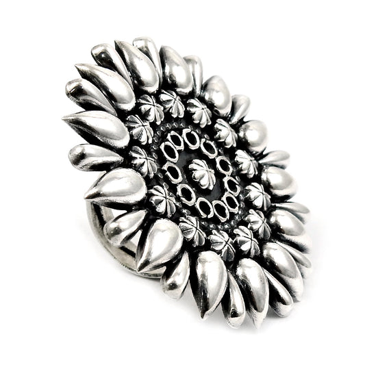 Statement Ring 925 Solid Sterling Silver Handmade Indian Jewelry Z3
