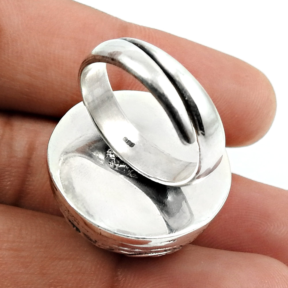 Band Ring 925 Solid Sterling Silver Handmade Indian Jewelry