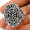 925 Solid Sterling Silver Statement Ring