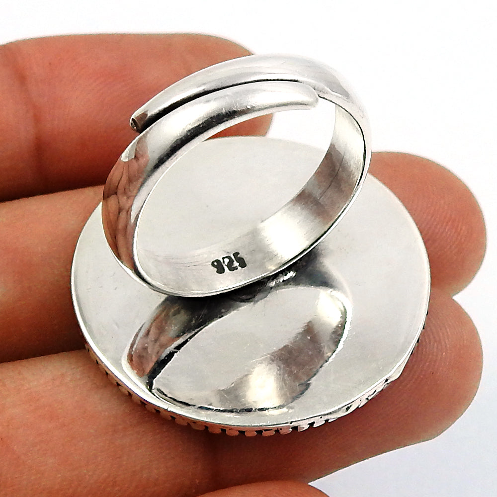 925 Solid Sterling Silver Statement Ring