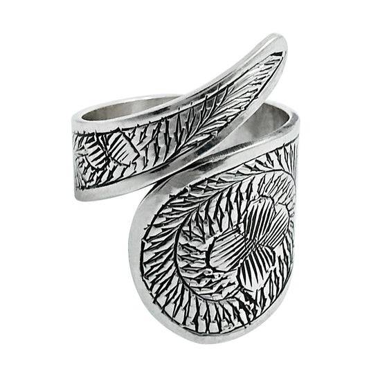 925 Solid Sterling Silver Band Ring Indian Artisan Jewelry B1