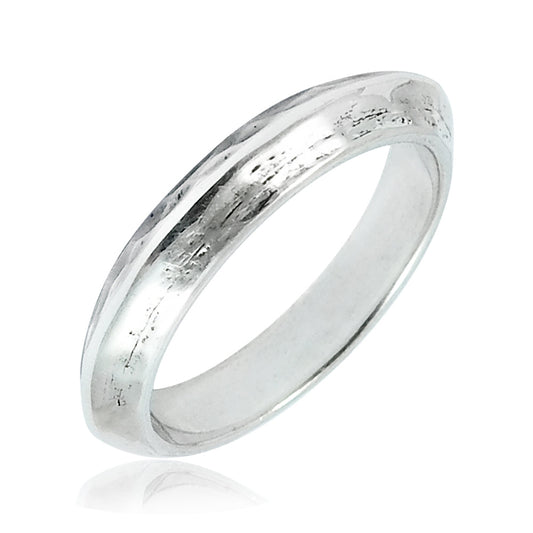 925 Solid Sterling Silver Handmade Indian Band Ring