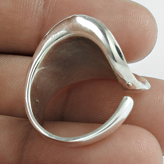 Vintage 925 Silver Handmade Ring Antique Style Artisan Gift