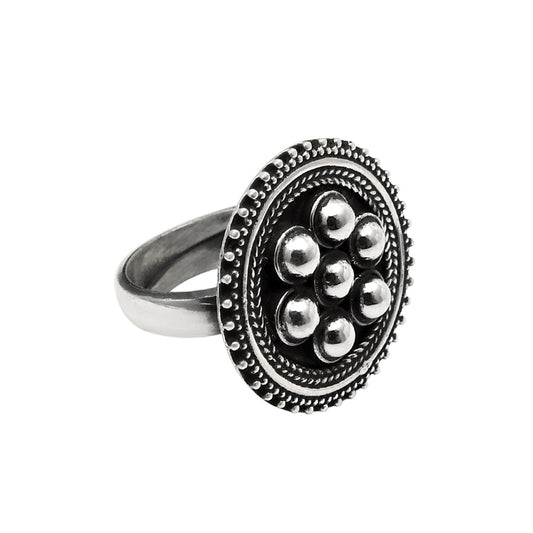 Women Gift 925 Solid Sterling Silver Statement Ring HANDMADE Jewelry