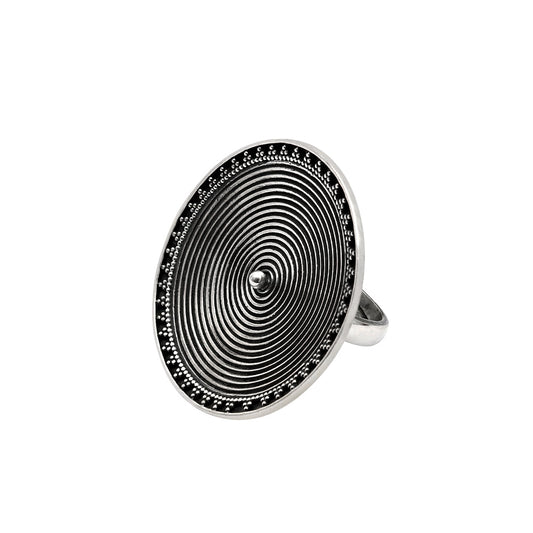 Statement Ring Solid 925 Sterling Silver Indian Jewelry