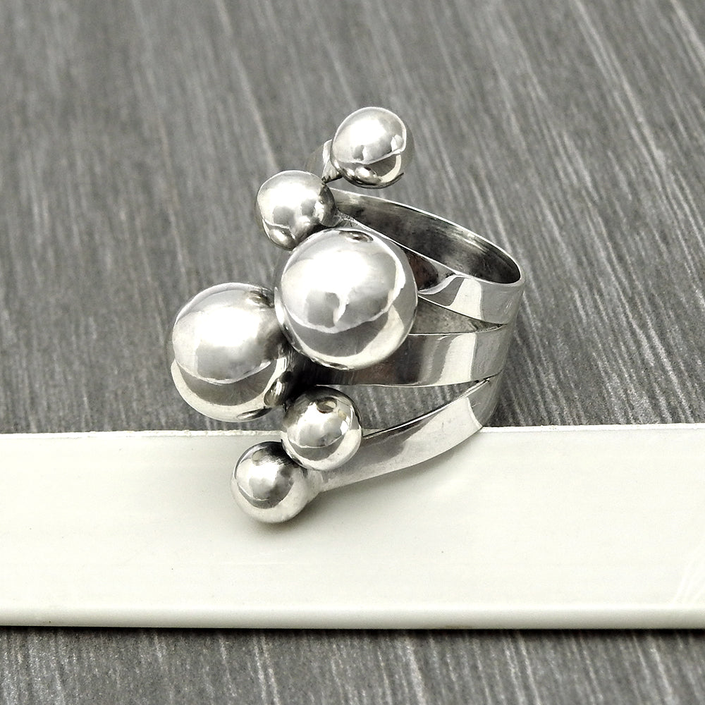 925 Solid Sterling Silver Band Ring Handmade Indian Jewelry