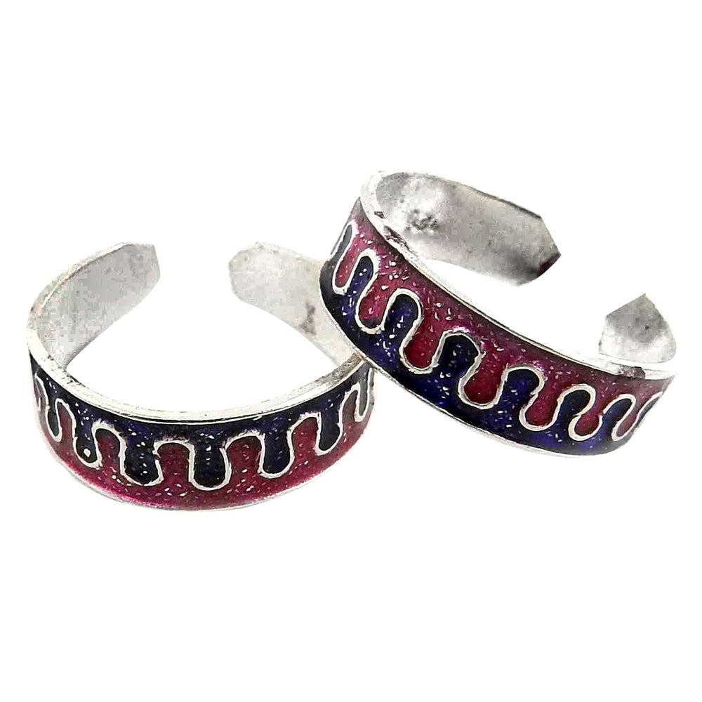 Solid 925 Sterling Silver Toe Rings Handmade Women Jewelry