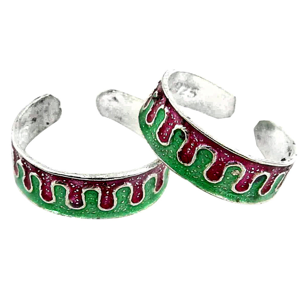 Genuine 925 Sterling Silver Handmade Toe Rings Elegant Women