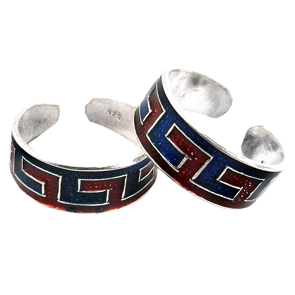 Genuine 925 Sterling Silver Handmade Toe Rings Women
