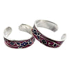 Handmade Sterling Silver Toe Rings for Women 925 Silver