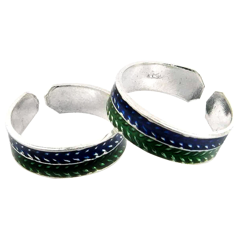 Elegant 925 Sterling Silver Toe Rings Handmade Women’s Jewelry