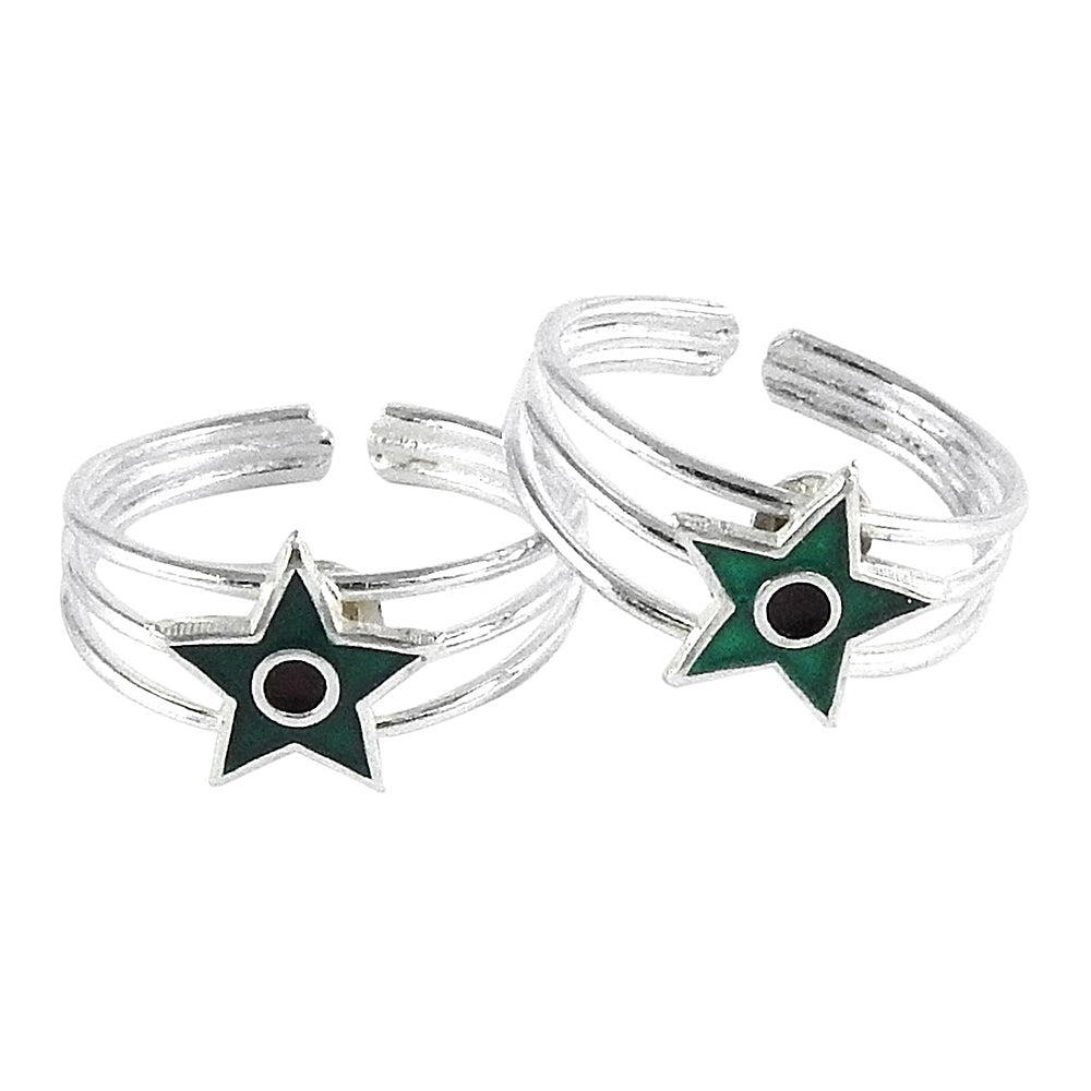 Handcrafted Silver Toe Rings for Women 925 Sterling