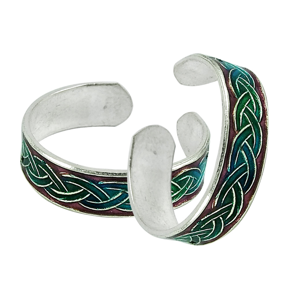 925 Sterling Silver Handmade Toe Rings Traditional Indian Design