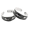 Solid 925 Sterling Silver Indian Style Toe Rings for Women