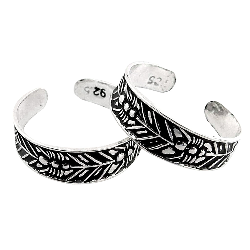 Traditional Indian Jewelry Solid 925 Silver Toe Rings