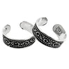 Indian Bridal Traditional Toe Rings Solid 925 Silver