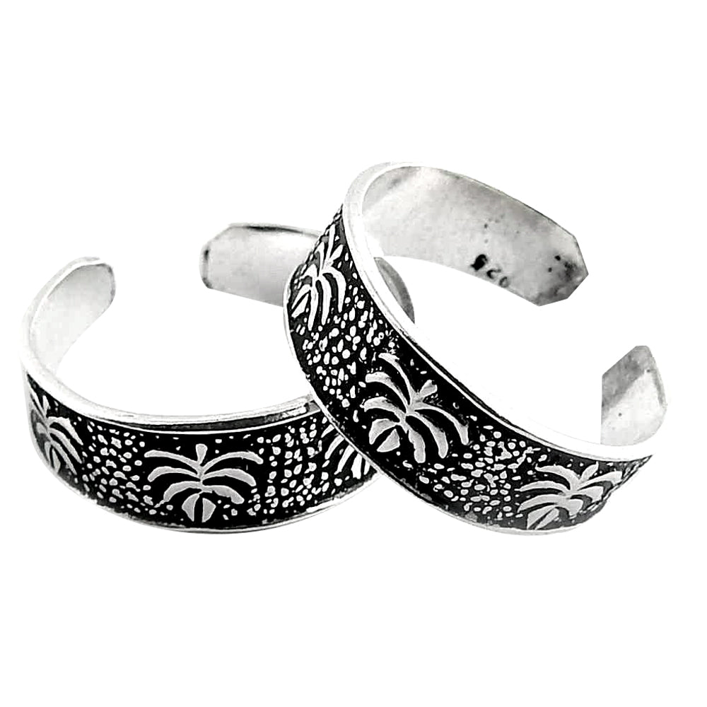 Indian Wedding Cultural Jewelry Toe Rings 925 Sterling Silver