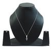 Women Gift Jewelry 925 Silver Amethyst Gemstone Earrings Necklace Set