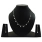 Classic White CZ Earrings Necklace Jewelry Set in Sterling Silver