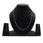 Elegant 925 Sterling Silver Black CZ Earrings Necklace Set