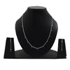 Elegant 925 Sterling Silver Black CZ Earrings Necklace Set