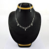 Dainty 925 Sterling Silver Necklace Earrings Effortless Elegance for Women