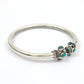 Turquoise Chalcedony Gemstone Delicate 925 Sterling Silver Anklets