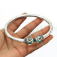 Green Onyx 925 Sterling Silver Anklets Handmade Indian Jewelry