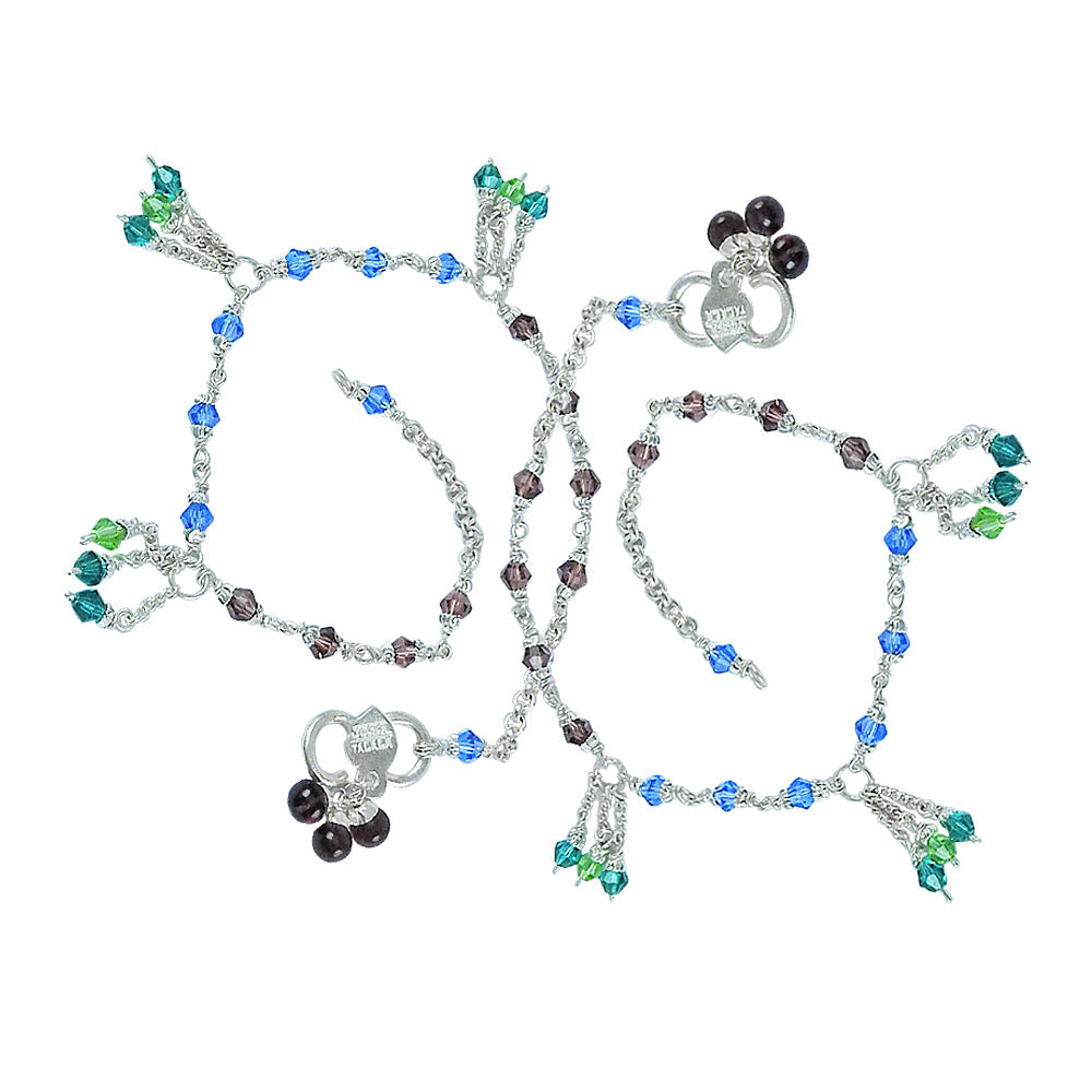 Antique Sterling Silver Handmade Anklets Tribal Jewelry