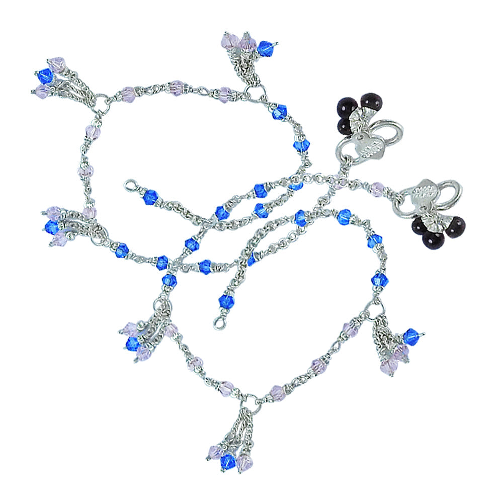 Oxidized Silver Anklets for Women Traditional Jewelry