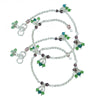 Handmade Tribal Oxidized Silver Anklets Jewelry