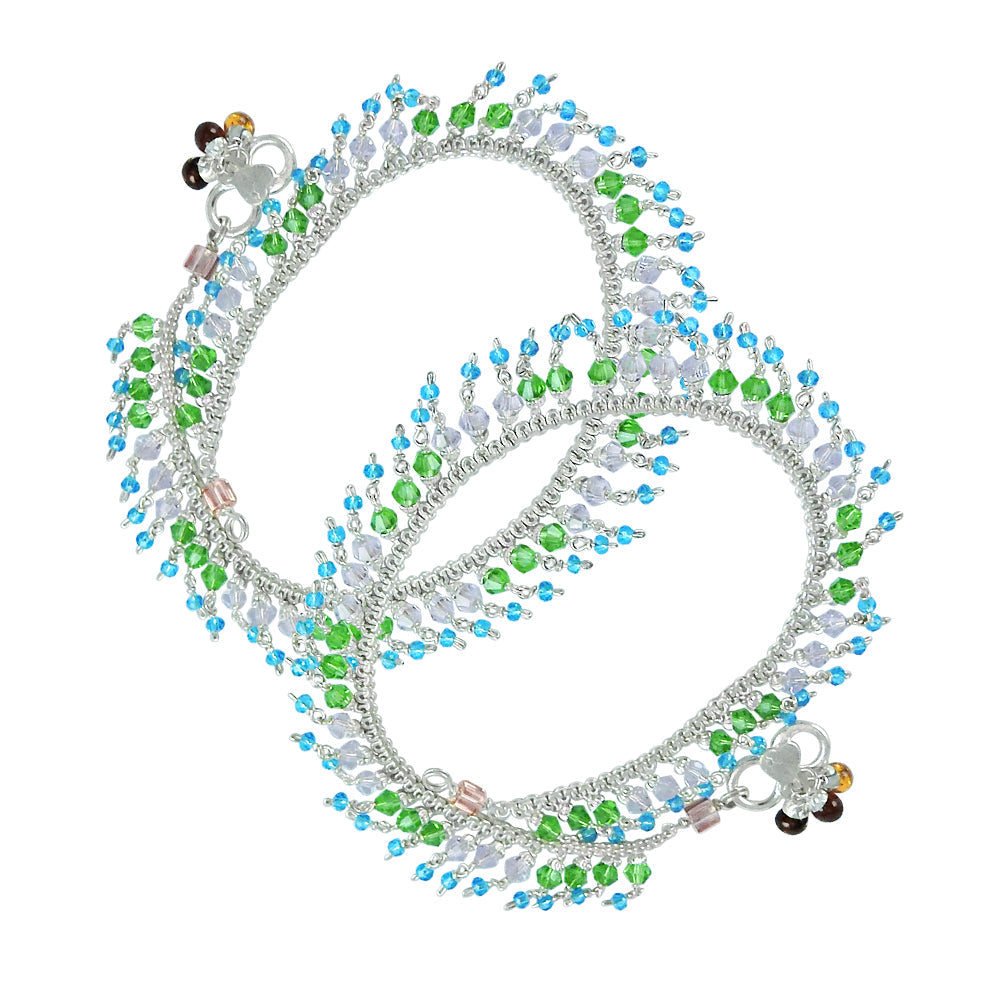 Dainty Sterling Silver Anklets Elegant Foot Jewelry